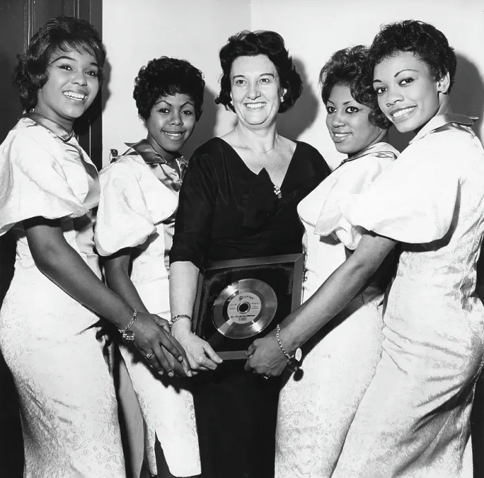 Framed Print : The Shirelles Presented With Gold Record Framed Print : The Shirelles Presented With Gold Record