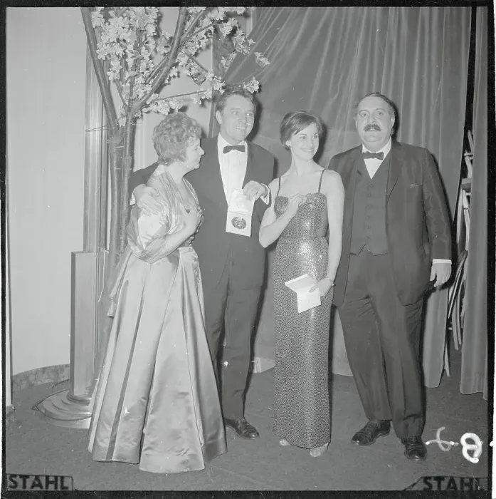 Framed Print : Shirley Booth Posing with Colleagues Framed Print : Shirley Booth Posing with Colleagues