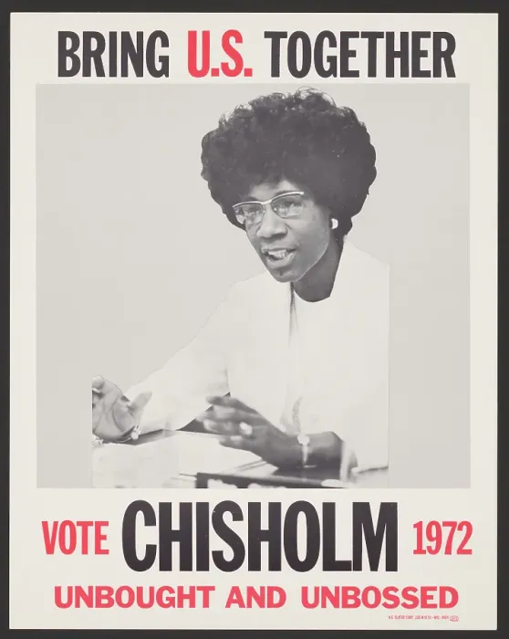 Framed Print : Shirley Chisholm Campaign Poster Framed Print : Shirley Chisholm Campaign Poster