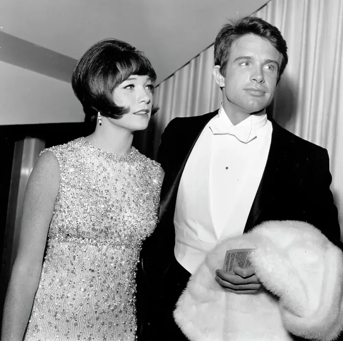 Framed Print : Shirley MacLaine & Warren Beatty Attend A Movie Premiere Framed Print : Shirley MacLaine & Warren Beatty Attend A Movie Premiere