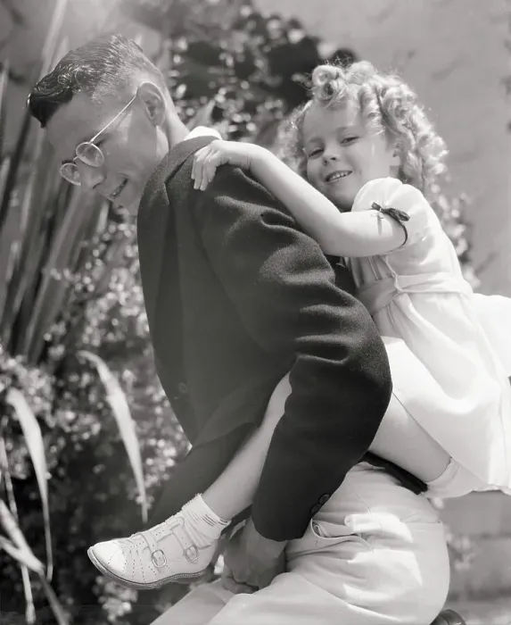 Framed Print : Shirley Temple Getting a Piggy-Back Ride Framed Print : Shirley Temple Getting a Piggy-Back Ride