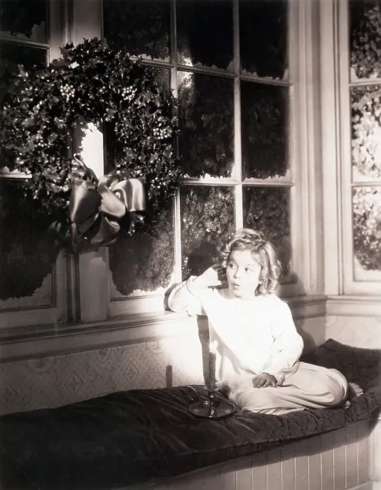 Framed Print : Shirley Temple Waiting for Santa Framed Print : Shirley Temple Waiting for Santa