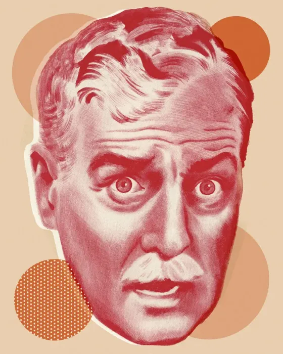 Framed Print : Shocked Man Framed Print : Shocked Man