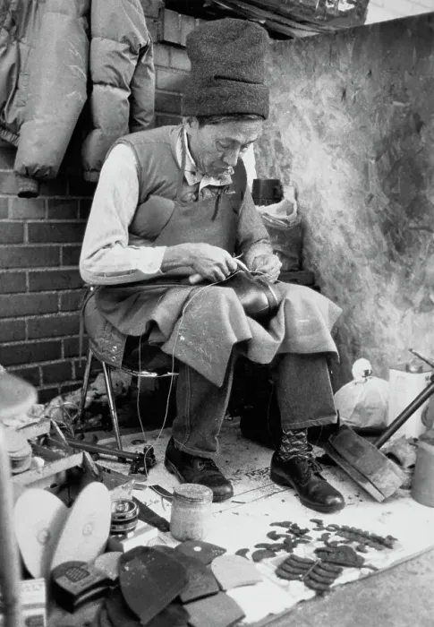Framed Print : Shoe Repairs In Chinatown Framed Print : Shoe Repairs In Chinatown