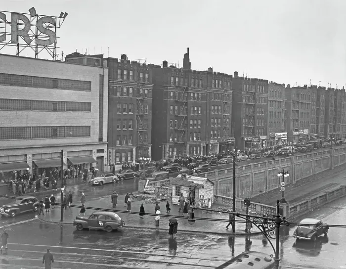1945 NYC Shoppers Queue Print. Art Prints, Posters & Puzzles from