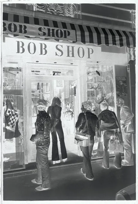 Framed Print : Shoppers Wearing Blue Jeans Framed Print : Shoppers Wearing Blue Jeans