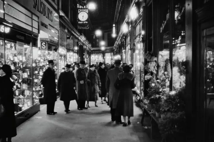 Framed Print : Shopping In The Arcades Framed Print : Shopping In The Arcades