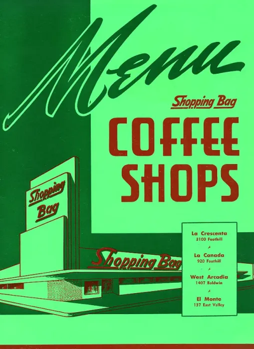 Framed Print : Shopping Bag Coffee Shops Framed Print : Shopping Bag Coffee Shops