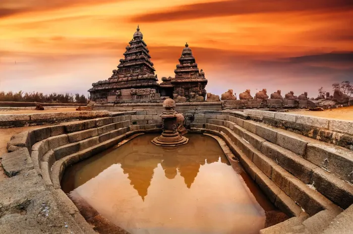 Framed Print : Shore Temple Framed Print : Shore Temple