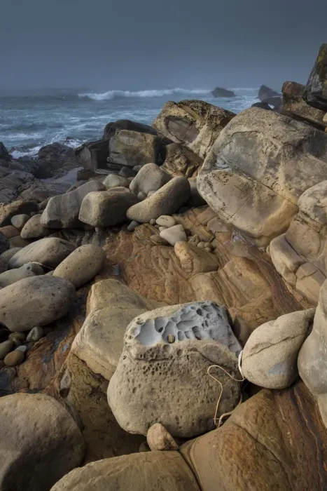Framed Print : Shoreline landscape of rocks and ocean at Salt Point State Park, California, USA Framed Print : Shoreline landscape of rocks and ocean at Salt Point State Park, California, USA