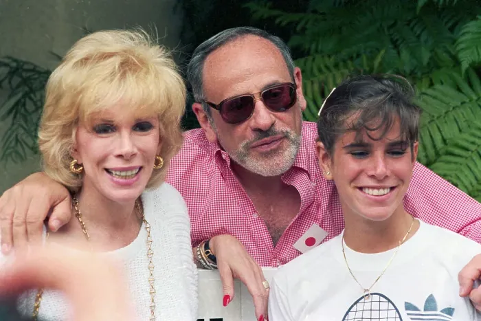 Framed Print : Shot of Joan Rivers With Husband Edgar and Daughter Melissa Framed Print : Shot of Joan Rivers With Husband Edgar and Daughter Melissa