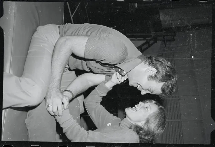 Framed Print : Shot of William Shatner and Yvette Mimieux Framed Print : Shot of William Shatner and Yvette Mimieux