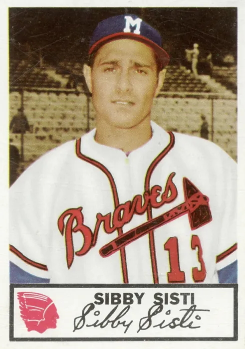 Framed Print : Sibby Sisti Baseball Card Framed Print : Sibby Sisti Baseball Card