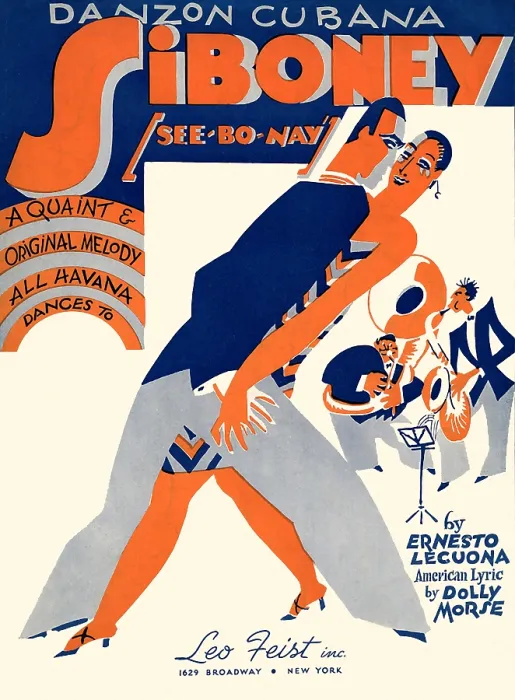 Framed Print : Siboney. Sheet music cover art. Siboney [See-bo-naý] [a quaint