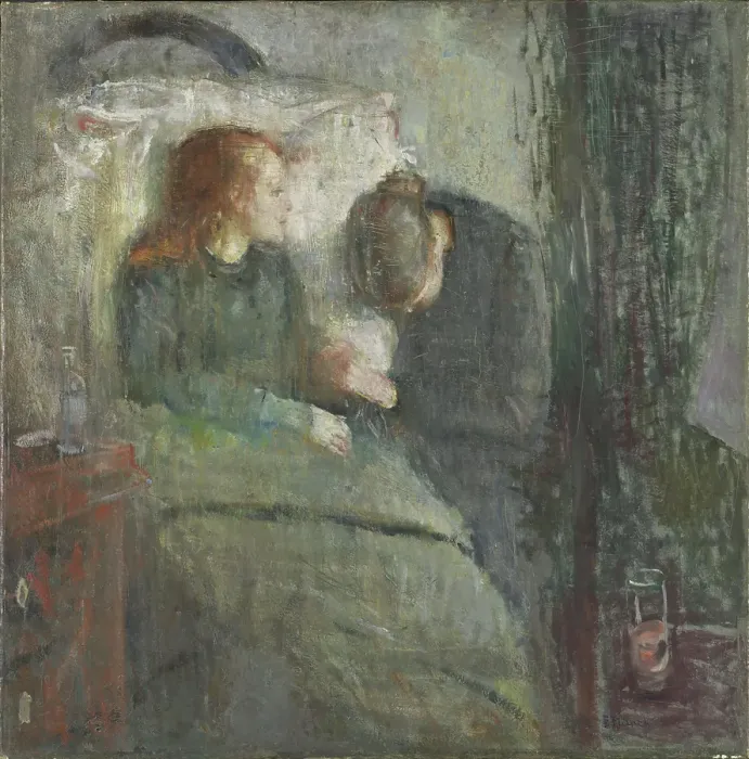 Framed Print : The Sick Child