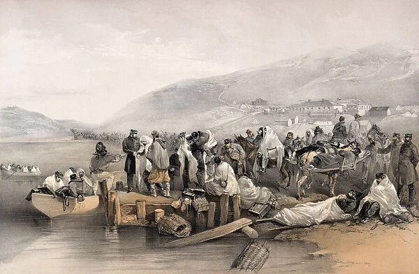 The Sick and Wounded Embark from Balaklava Harbor