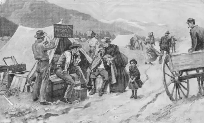 Framed Print : Sick Yukon Miner Framed Print : Sick Yukon Miner