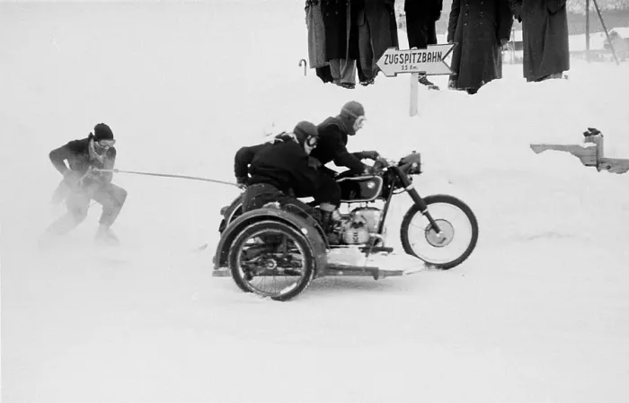 Framed Print : Sidecar Ski Framed Print : Sidecar Ski