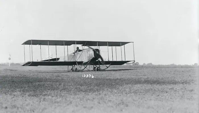 Framed Print : Sidney E. Beckwith in Airplane Framed Print : Sidney E. Beckwith in Airplane
