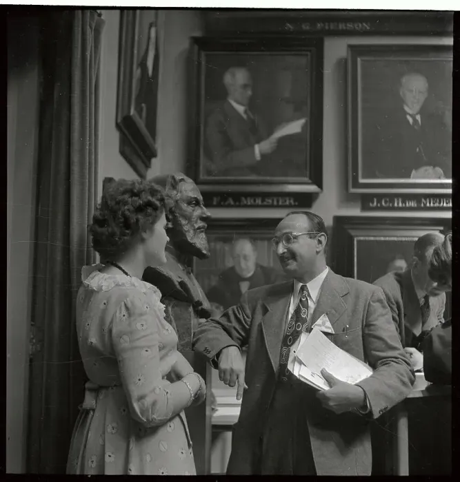 Framed Print : Sidney Hook Conversing Inside Philosophers Congress Framed Print : Sidney Hook Conversing Inside Philosophers Congress