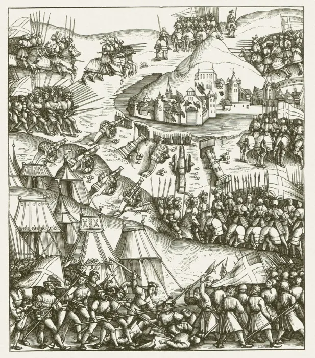 Framed Print : Siege of a city by Maximilian I, by Albrecht DAOErer Framed Print : Siege of a city by Maximilian I, by Albrecht DAOErer