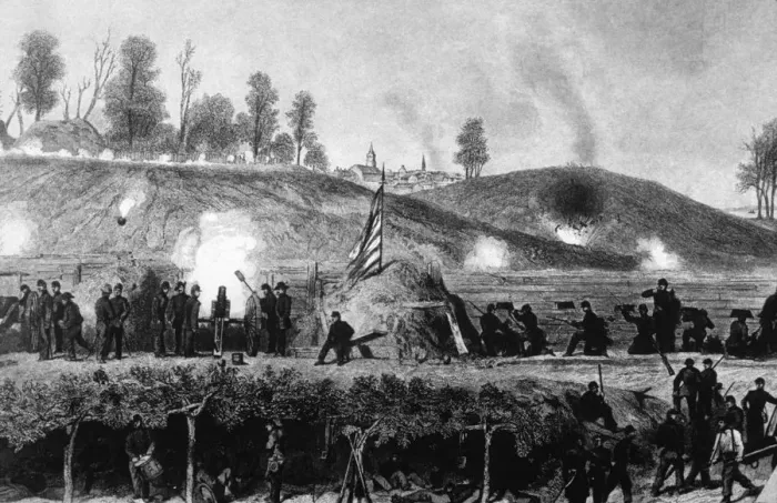 Framed Print : Siege at Vicksburg Framed Print : Siege at Vicksburg