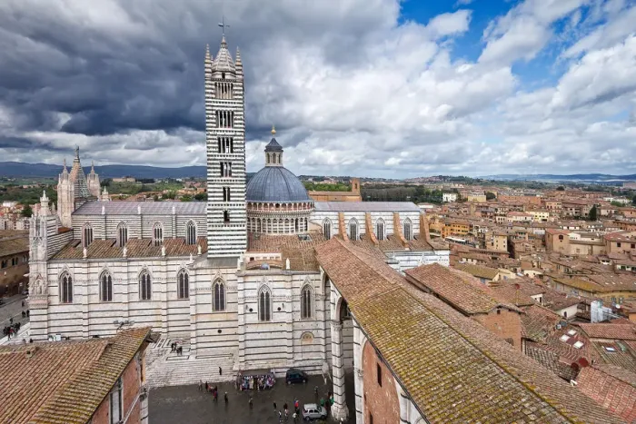 Framed Print : Siena duomo from above Framed Print : Siena duomo from above
