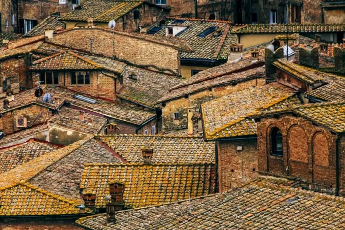 Framed Print : Siena rooftops Framed Print : Siena rooftops