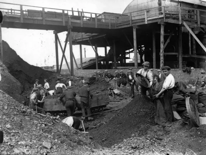 Framed Print : Sifting Coal Framed Print : Sifting Coal