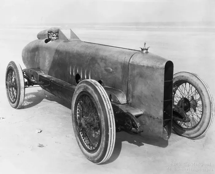 Framed Print : Sig Haugdahl Sitting in His Racing Car Framed Print : Sig Haugdahl Sitting in His Racing Car