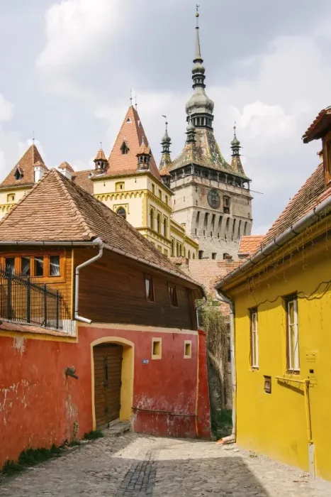 Framed Print : Sighisoara citadel, Transylvania, Romania Framed Print : Sighisoara citadel, Transylvania, Romania