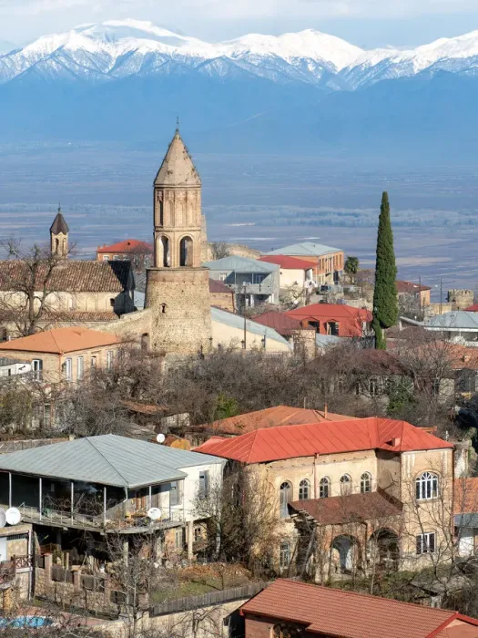 Framed Print : Sighnaghi old town, Caucasus scenery, Georgia