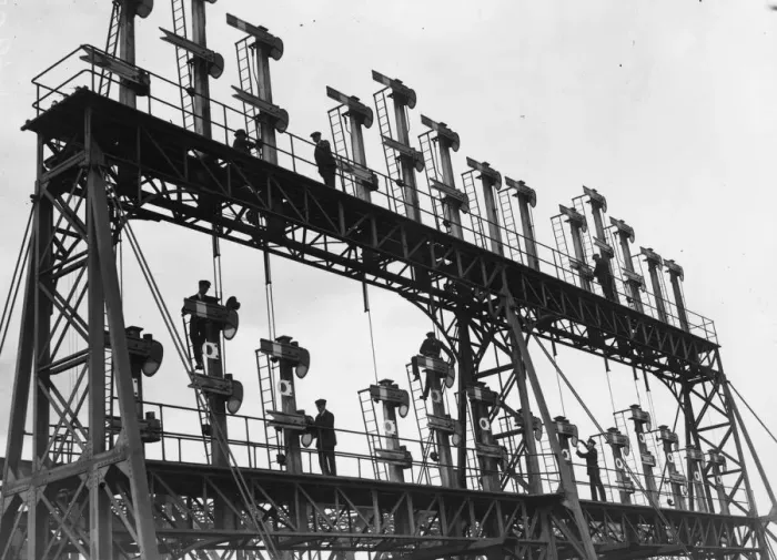 Framed Print : Signal Gantry Framed Print : Signal Gantry
