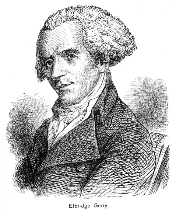 Framed Print : signer of the Declaration of Independence Elbridge Gerry engraving 1895 Framed Print : signer of the Declaration of Independence Elbridge Gerry engraving 1895