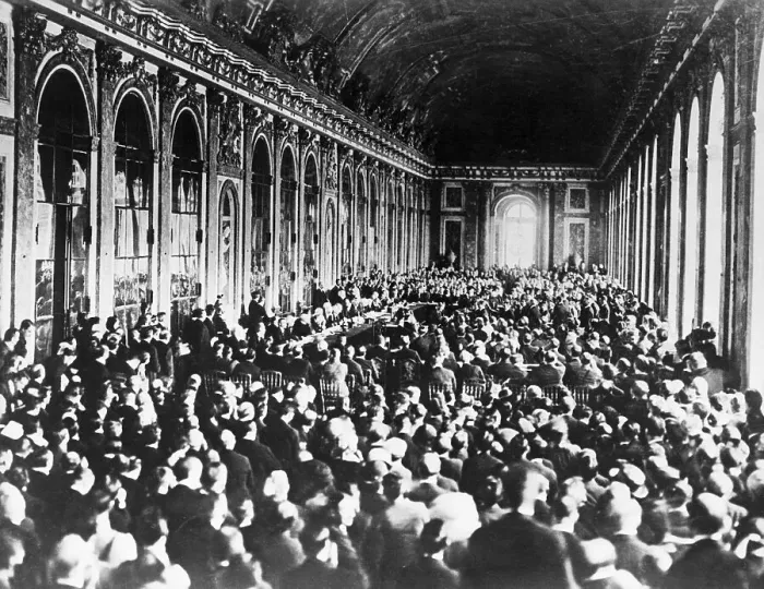 Framed Print : Signing of Armistice After World War I Framed Print : Signing of Armistice After World War I