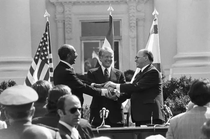 Framed Print : Signing of the Camp David Accords Framed Print : Signing of the Camp David Accords