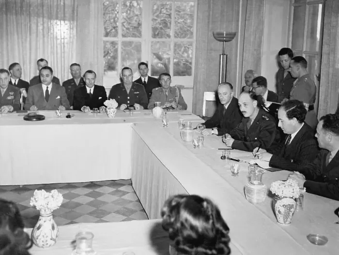 Framed Print : Signing of Israeli-Egyptian Armistice Framed Print : Signing of Israeli-Egyptian Armistice