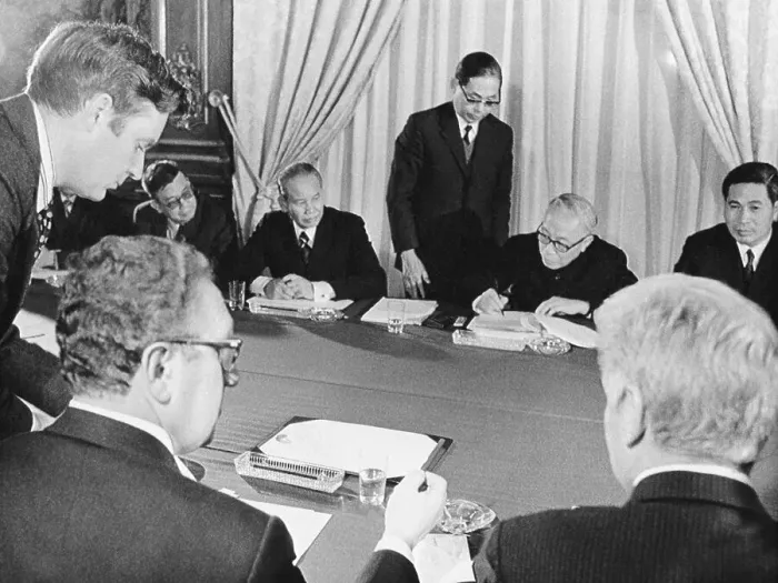 Framed Print : Signing of Paris Peace Accords Framed Print : Signing of Paris Peace Accords