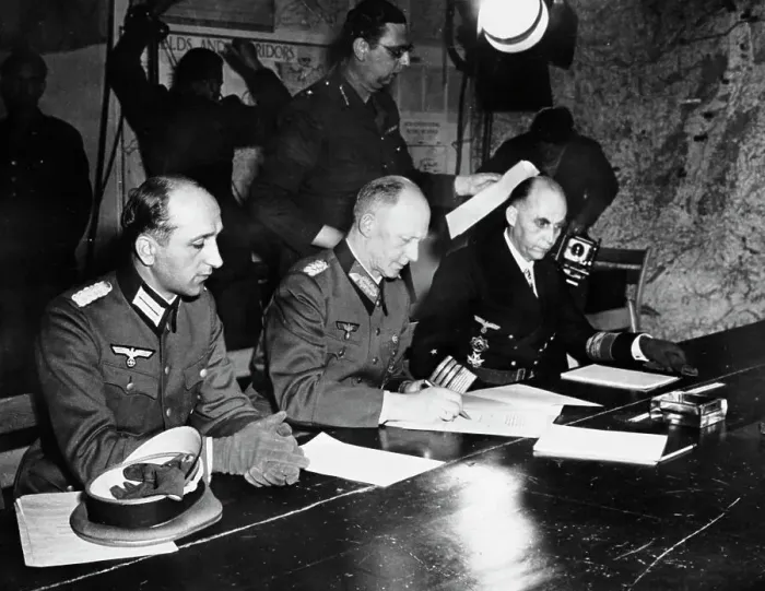 Framed Print : Signing Of Surrender Agreement Framed Print : Signing Of Surrender Agreement