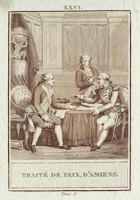 Framed Print : Signing Of The Treaty Of Amiens Framed Print : Signing Of The Treaty Of Amiens