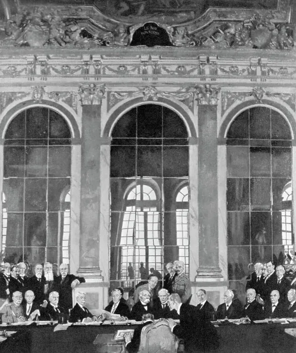 Framed Print : Signing of the Treaty of Versailles Framed Print : Signing of the Treaty of Versailles