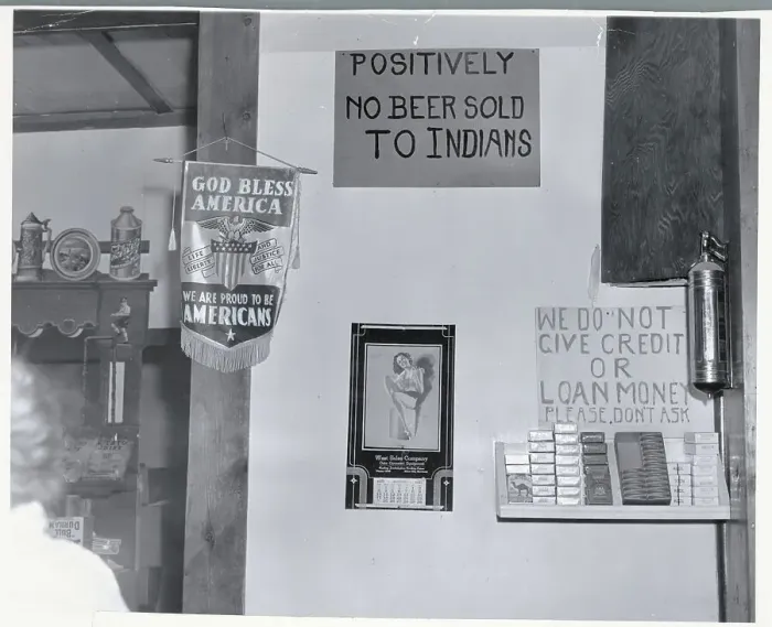 Framed Print : Signs Behind a Montana Bar Framed Print : Signs Behind a Montana Bar