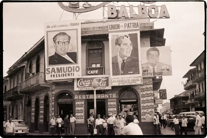 Framed Print : Signs for Presidential Candidates in Panama