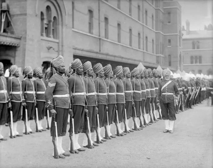 Framed Print : Sikh Soldiers Framed Print : Sikh Soldiers