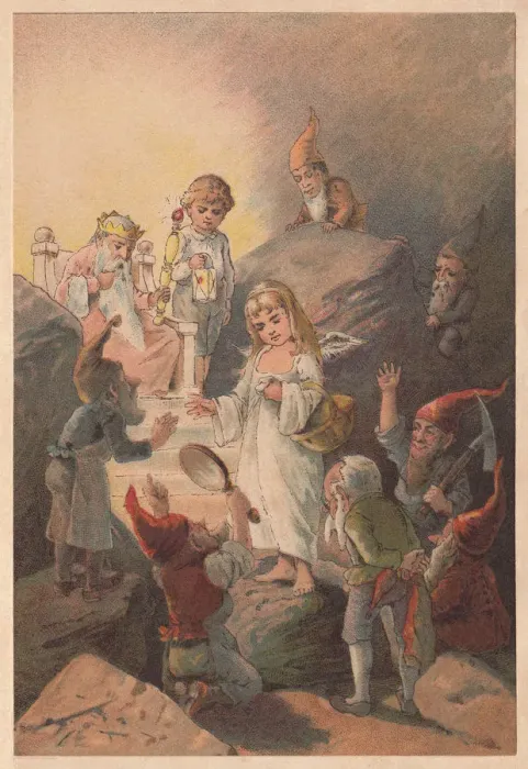 Framed Print : The Silver Child (Das Silberkindchen), lithograph, published in 1891 Framed Print : The Silver Child (Das Silberkindchen), lithograph, published in 1891
