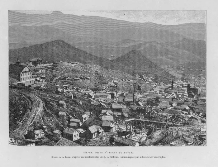 Framed Print : Silver Mining In Nevada Framed Print : Silver Mining In Nevada