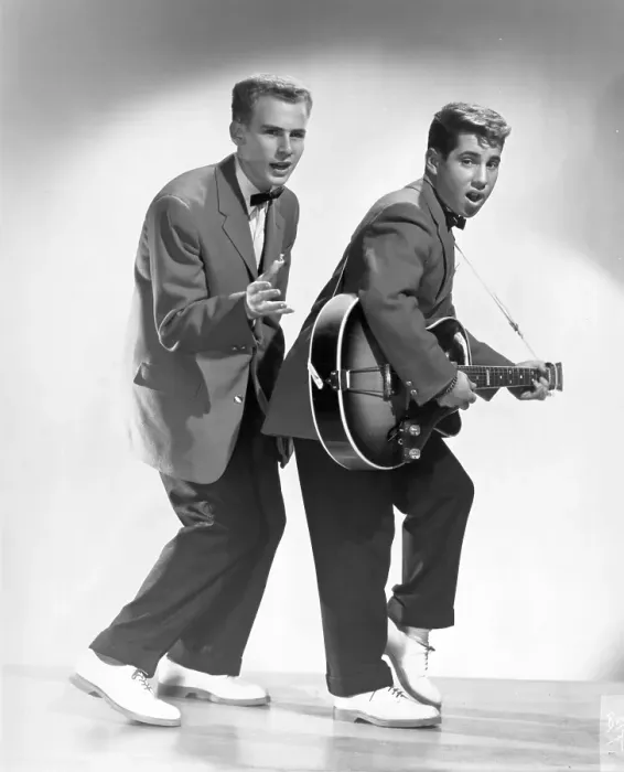 Simon & Garfunkel as Tom & Jerry Print - 1957 New York City. Art