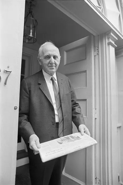 Framed Print : Simon Kuznets Standing in a Doorway Framed Print : Simon Kuznets Standing in a Doorway