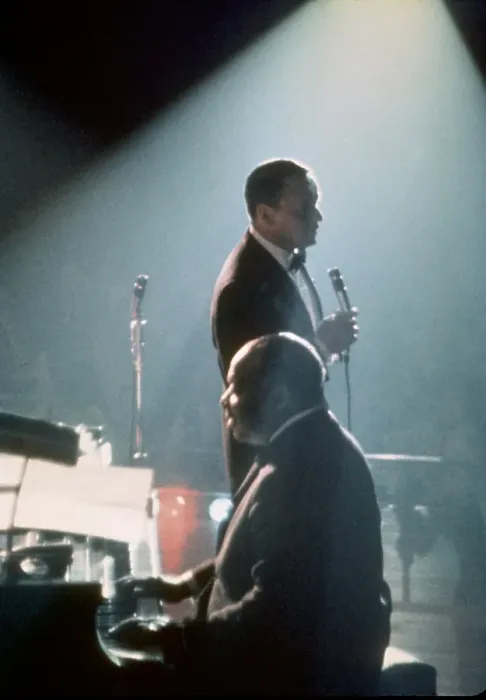 Framed Print : Sinatra & Basie Performing Framed Print : Sinatra & Basie Performing