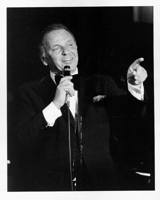 Framed Print : Sinatra Performing Framed Print : Sinatra Performing